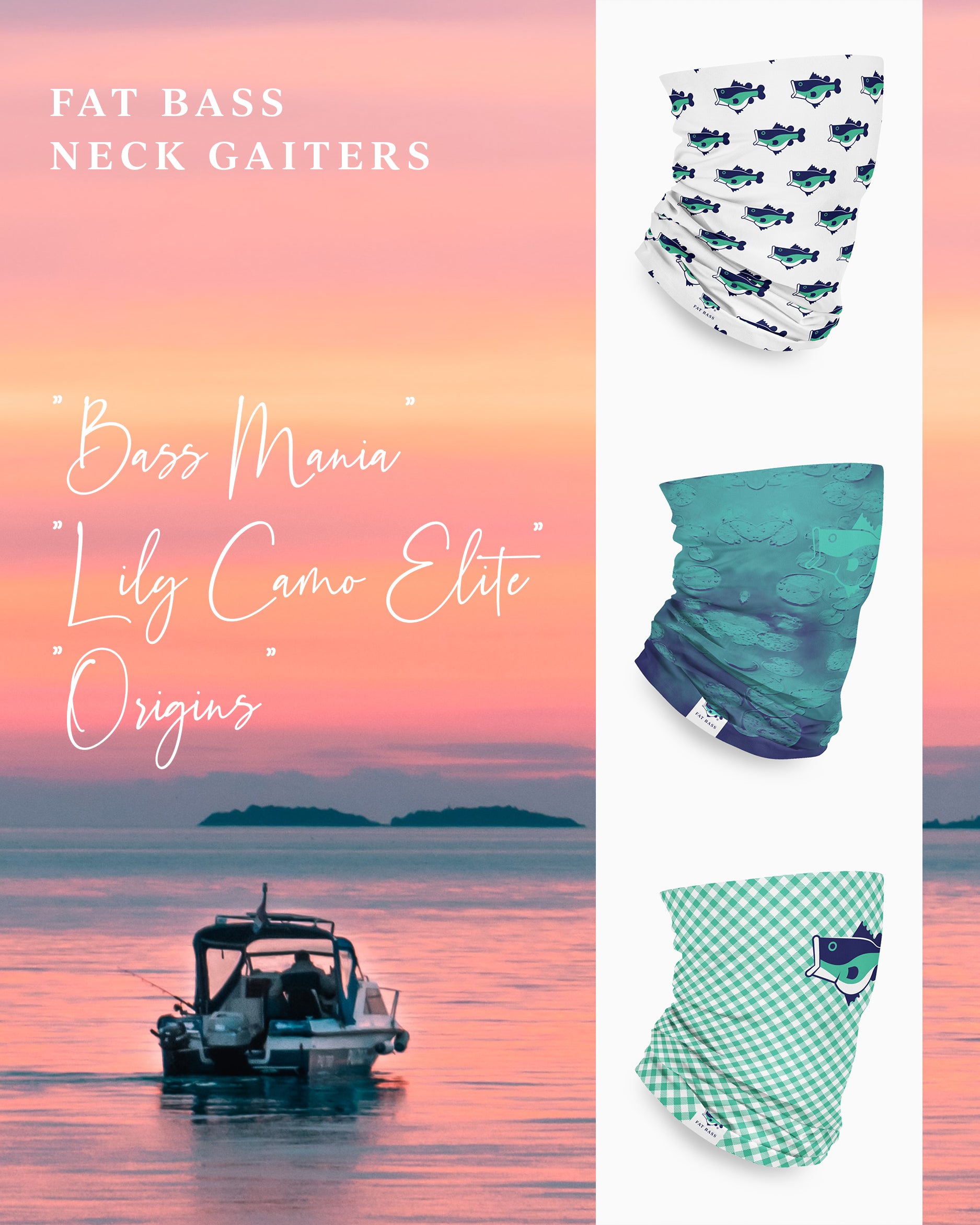 New Fat Bass Neck Gaiters now AVAILABLE for purchase!