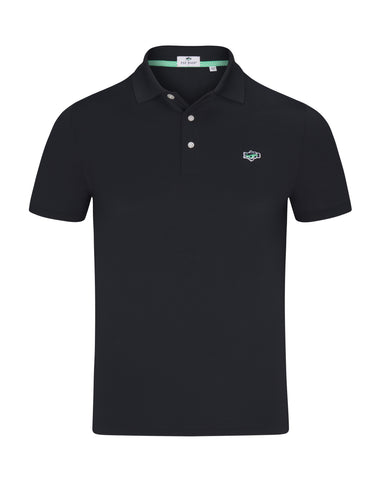 FAT BASS BLACK POLO SHIRT