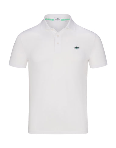 FAT BASS WHITE POLO SHIRT