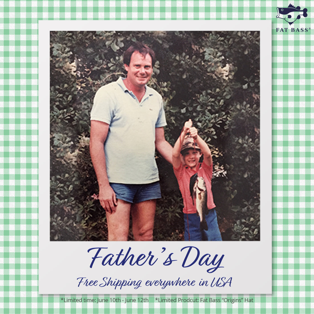 Recognizing all the dads out there teaching their sons right - FAT BASS